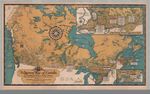 A4 Reprint of Old Map 1936 Reprint Literary Map Canada