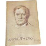 Bayreuth 1970 Richard Wagner Festival Programme Opera Collectable