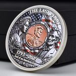 Last Penny 1793-2025 Medal US One Cent End Memorial Eagle Challenge Coin