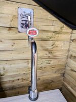 Stella Artois beer pump, larger Full bar Set Up Outside Bar . pub setup. 