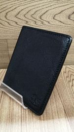IL BISONTE Pass Case Black Used