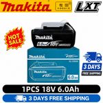 6Ah 100% Original Makita 18V Battery BL1860B Rechargeable Lithium-Ion Battery