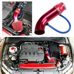 Feed Enclosed Induction Intake Pipe Hose Kit 3" Universal Car Cold Air System UK