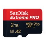 2TB SanDisk Extreme Pro MicroSD Memory Card SDXC UHS-I A2 U3 Class 10 100MB/s