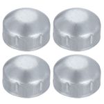 4Pcs Chain Link Fence Post Cap, Dome External Post Caps Fit 1-7/8" OD Pipe