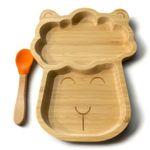 Llama Bamboo Children's 2 Piece Suction Weaning Set Easter Birthday Gift.