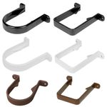 Downpipe Bracket Drain Pipe Clips Down Pipe Clip 68mm Half Round & Square Line