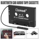 BLUETOOTH 5.1 AUX CAR AUDIO TAPE CASSETTE ADAPTER FOR IPHONE IPOD MP3 CD RADIO