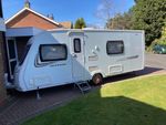 2013 Lunar Quasar 554, fixed single beds, motor mover, with all essential kit