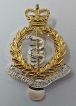 Genuine British Army RAMC  Royal Army Medical Corps Issue Dress Hat Badge - NEW