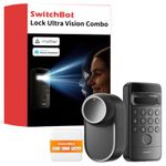 WiFi Smart Lock Ultra with Keypad Vision, 3D Face Recognition, Fingerprint Door…