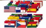 SALE SALE Flags 32 Pack 5FT x 3FT England Scotland USA NZ OZ Spain France Canada