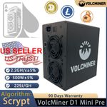 Volcminer D1 Mini Pre - 2.2GH 500W Silent Scrypt Home Miner in the UK Brand New