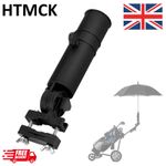 Golf Trolley Umbrella Universal Adjustable Holder Cart Pushchair Parasol Stand