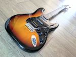 HHH SUPERCHARGED Sunburst/Black Fender Squier Strat Affinity Pristine Condition