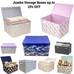 Kids Toy Storage Box Large Collapsible Storage Box Folding Jumbo Storage Chest