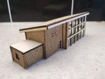 N Gauge Modern Station Building. Laser Cut Kit