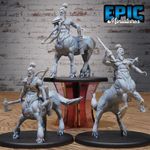 Centaur Miniature | Fantasy Centaur Warrior | DnD RPG Tabletop