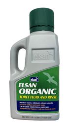 Elsan Organic Chemical Toilet Fluid / Cleaner - 1 Litre - All in One formulation