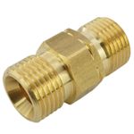Double Nipple With Right Thread / Left Thread Adapter Fitting Brass Doni