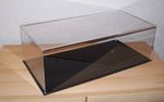 Perspex  Model Display Case solid build 1/8 scale 650x300x200 high not flat pack