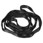 25KN Daisy Chain Yoga Extend Belt 1.5M Climbing Straps for Exercise Black
