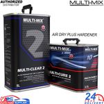 Multimix Multi Clear 2 HS 7.5L Clearcoat Kit – 2K Air Dry Plus Hardener