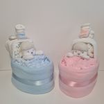 New Baby Boy Girl Crib Style Nappy Cake Baby Gift Baby Shower Hamper