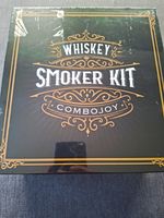 COMBOJOY Wood Whiskey Drink Smoker Kit Brown Modern Style Whiskey Smoker Kit