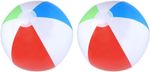 2PK -16" 20" 24" Inflatable Beach Ball Swimming Pool Toy Summer Holiday Outdoor