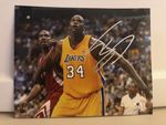 SHAQUILLE O'NEAL SIGNED AUTOGRAPHED 8"X10" PHOTO LOS ANGELES LAKERS with COA NEW
