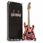 Eddie Van Halen Frankenstrat Guitar Miniature Replica | Handmade