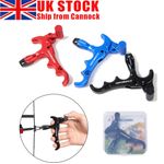 Compound Bow Release Aids 4-Finger Thumb Trigger 360°Rotate Bow Hunting Shooting