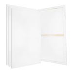 Stretched Canvas, 6 Pcs 30" x 20" Rectangle Canvas for Painting, White
