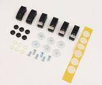 BONNET PROTECTOR HOOD DEFLECTOR ASSEMBLY FITTING KIT PLASTIC CLIPS X 6
