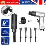 Air Hammer Chisel Descaler Needle Gun With 4 Chisels Tool Spring For Compressor