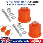 For Ford Fiesta MK7 7th Gen 2008-2016 Rear Axle Beam Bushes in Poly w/ Fixings
