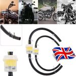 2X 5mm Motorbike Inline Fuel Filter for 49cc-160cc Mini Moto Dirt Bike ATV Quad