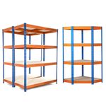 Heavy Duty Shelving/Racking Corner Kit 4 Levels 1800mm H x 1200mm W x 450mm D