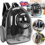 Transparent Pet Carrier Backpack Space Capsule Cat Dog Outdoor Travel Bag