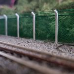 Packs of Metal Chain-link Fencing 1:76 OO gauge Model Railway