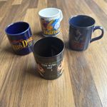 Vintage West End Musical Mugs Bundle Beauty Beast,Hello Dolly,King & I,Dolittle 
