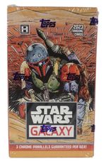2023 STAR WARS TOPPS CHROME GALAXY HOBBY BOX FACTORY SEALED 18 PACKS MINT