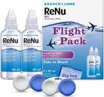 Multi-Purpose Travel Contact Lens Solution, 2X 60Ml Flight Pack Size - for Soft