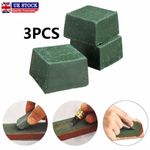 3x Green Leather Strop Sharpening Polishing Compound Leathercraft Abrasive Tool