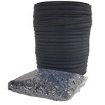 Black Continuous Zip No5 Nylon chain and Auto-lock sliders Upholstery Trade plus
