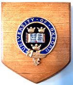 University of Oxford Mess Plaque o Shield Beautifully Hand Made +++NEW DESIGN+++