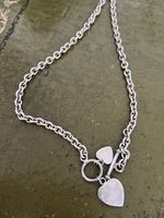 Heavy Silver Chain With Fob 