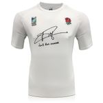 Jonny Wilkinson Signed Champions '03 England Rugby Shirt: RWC 2003 Inscription