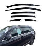 Auto Clover Wind Deflectors Set for Volkswagen Tiguan 2016 - 2024 (6 pieces)